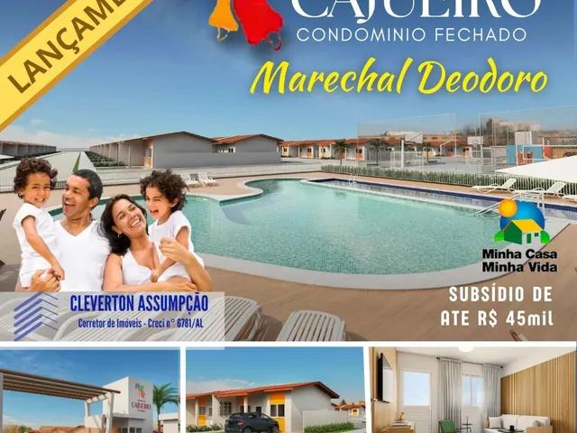 Imagem: Marechal Deodoro/Al - Lindas Casas em Condomínio