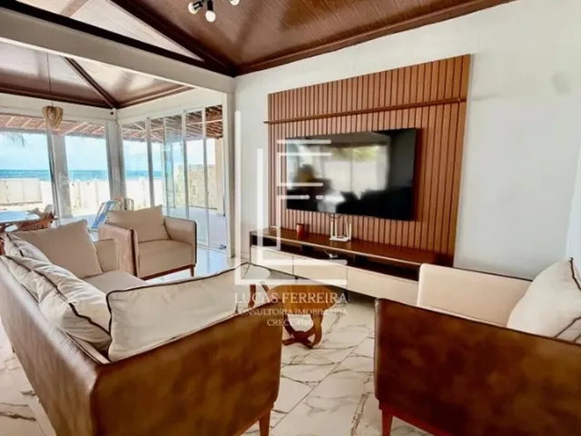 Imagem: Casa Nova Beira Mar e Porteira Fechada na