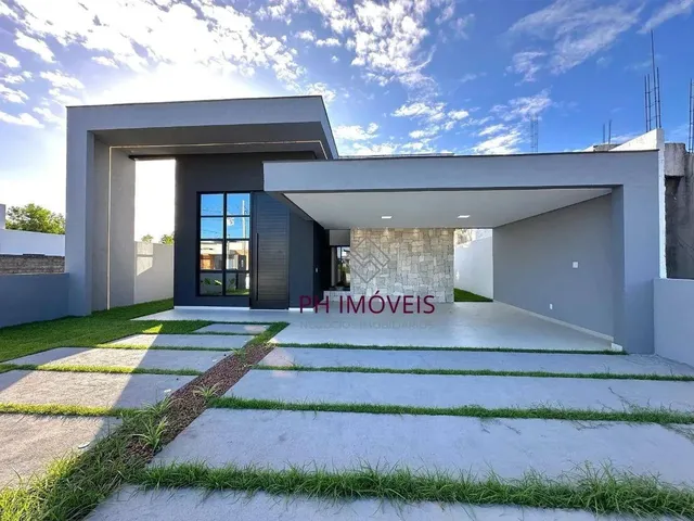 Imagem 1: Casa com 3 Dormitórios Sendo 1 Suíte + 2 Reversíveis em Condomínio Fechado - 160M²