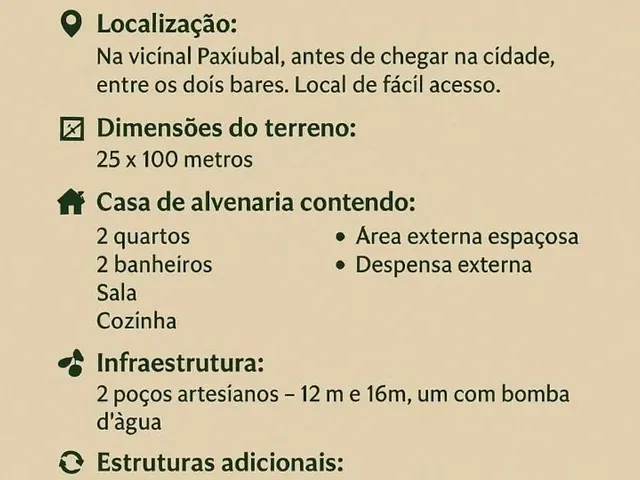 Imagem: Chácara a Venda no Cantá - Vicinal Paxiúbal