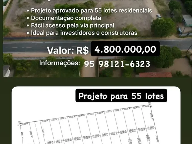 Imagem: Terreno/ Lote Amplo 17.000 M2 - Valor 4.8