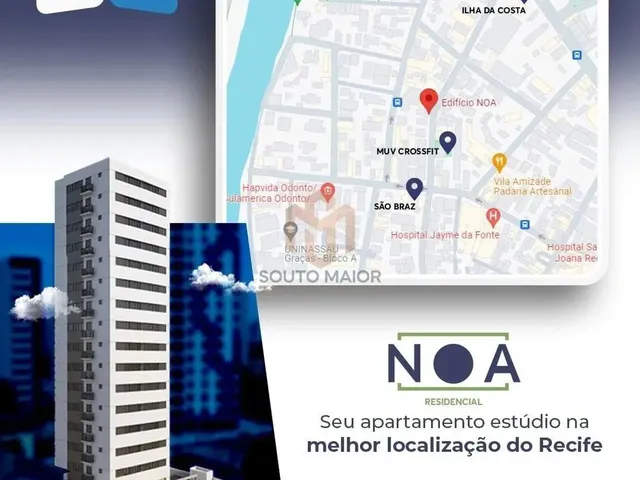 Imagem: O apartamento possui 1 Dormitório, 1 Banheiro, 1 Vaga na