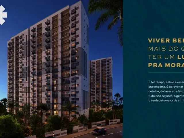 Imagem: O apartamento possui 2 Dormitórios, 2 Banheiros, 1 Vaga na