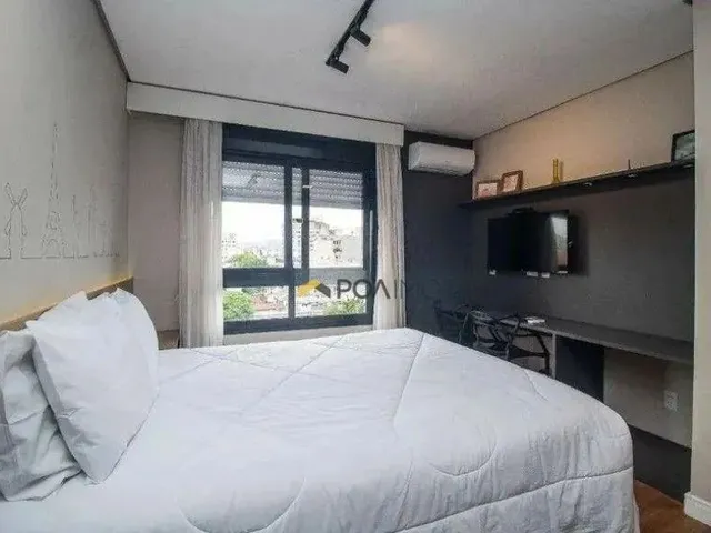 Imagem: O apartamento possui 1 Dormitório, 1 Suíte, 1 Banheiro,