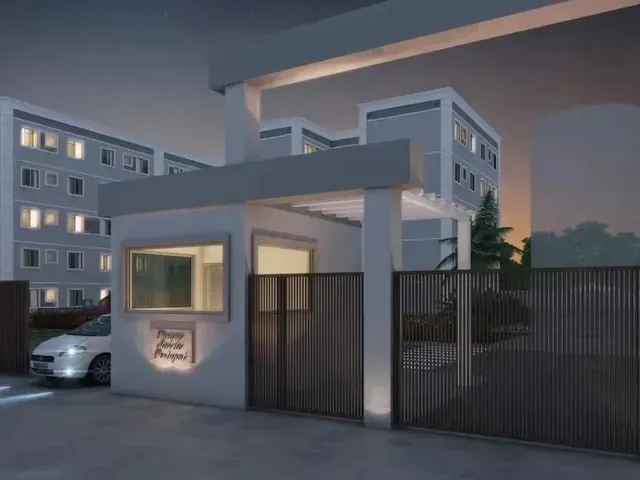 Imagem: O apartamento possui 2 Dormitórios, 1 Banheiro, 1 Vaga na
