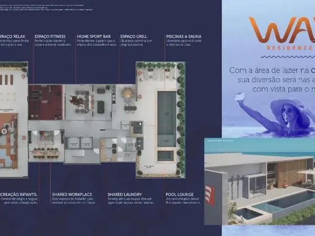 Imagem 13: Apartamento 1 Quarto com Varanda a 4 Quadras da Praia (Way Residence