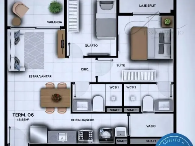 Imagem 1: Reserva Aldeprime- Apartamento com 2 Quartos e Suite