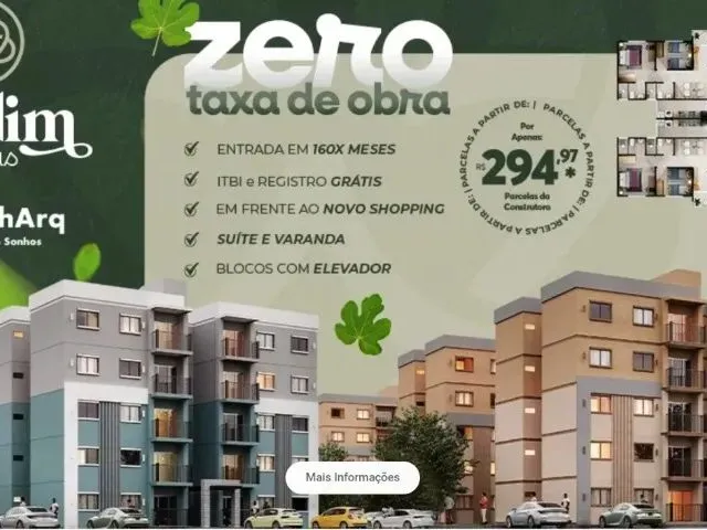 Imagem: Apartamento com Piscina, Quadras, Praças