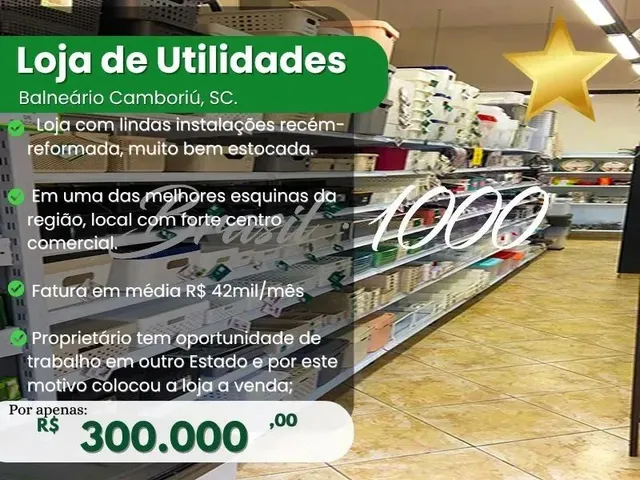 Imagem: Loja de Utilidades em Balneário Camboriú