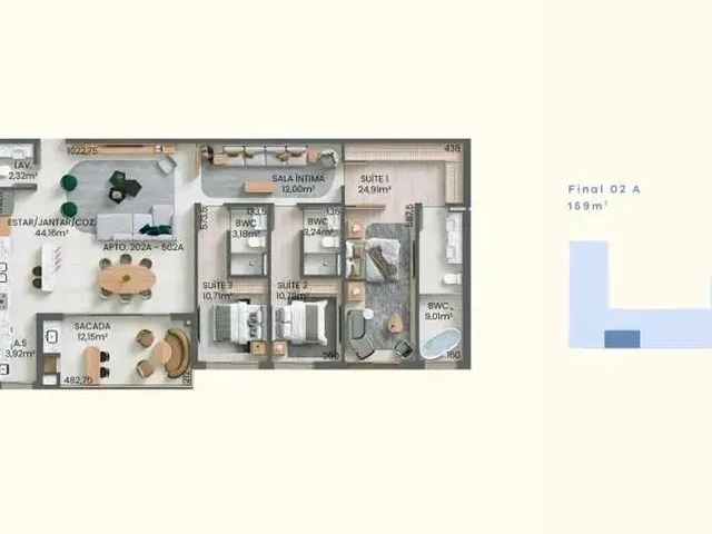 Imagem 3: Apartamento - Florianópolis Sc