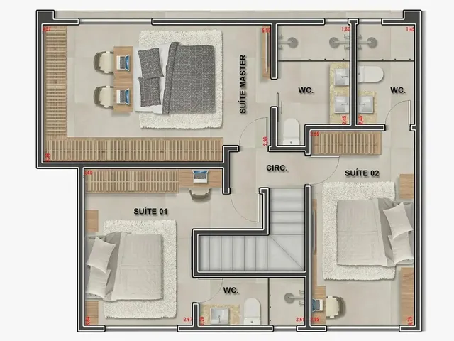 Imagem 12: Casa para Venda em Florianópolis, Santo Antônio de Lisboa, 2 Dormitórios, 2 Suítes, 3