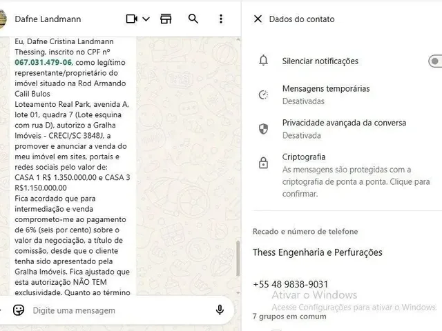 Imagem 7: Casa para Venda em Florianópolis, Vargem do Bom Jesus, 3 Dormitórios, 1 Suíte, 2
