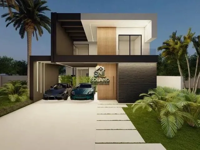 Imagem: A casa possui 4 Dormitórios, 3 Suítes, 5 Banheiros, 4