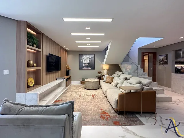 Imagem: Cobertura Duplex com Mobília Moderna no