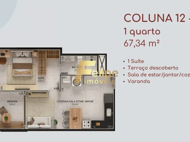 Imagem 14: MAIS NOVO EMPREENDIMENTO SURGINDO! APARTAMENTO DE 03 QUARTOS, SENDO 01 SUÍTE, LAZER