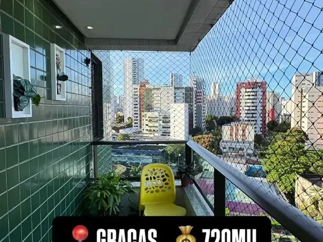 Imagem: Apartamento À Venda nas Graças 84M²