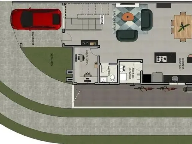 Imagem 5: Casa com 3 Suítes Terras da Estância