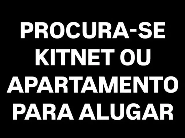 Imagem: Procura-Se Kitnet Ou Apartamento para Alugar