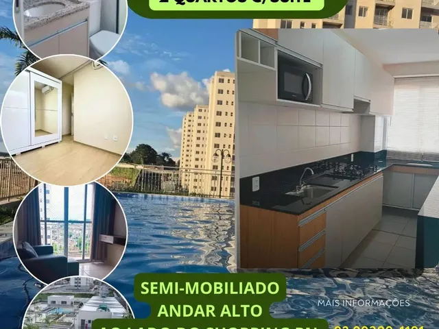 Imagem: Estilo Ponta Negra 2 Quartos Semi Mobiliado