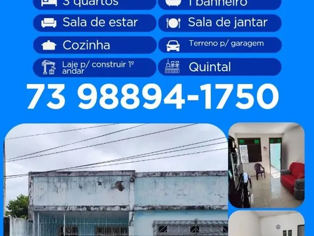 Imagem 8: Casa com 3 Quartos À Venda - Grande Terreno
