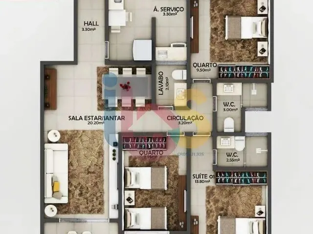 Imagem 3: Vendo Apartamentos 3/4 no Residencial Distak - Centro - Itabuna/Ba