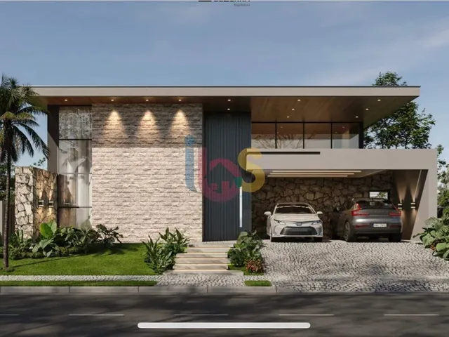 Imagem: A casa possui 4 Dormitórios, 3 Suítes, 4 Banheiros, 3