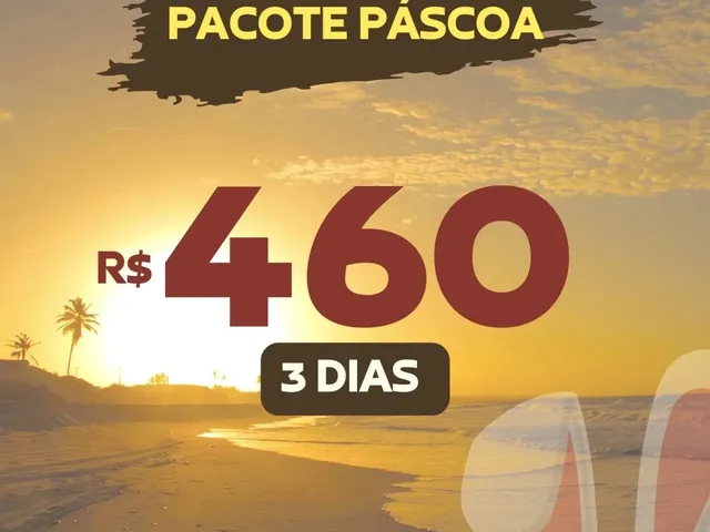 Imagem: Super Pacote Páscoa Praia Pertinho Mar