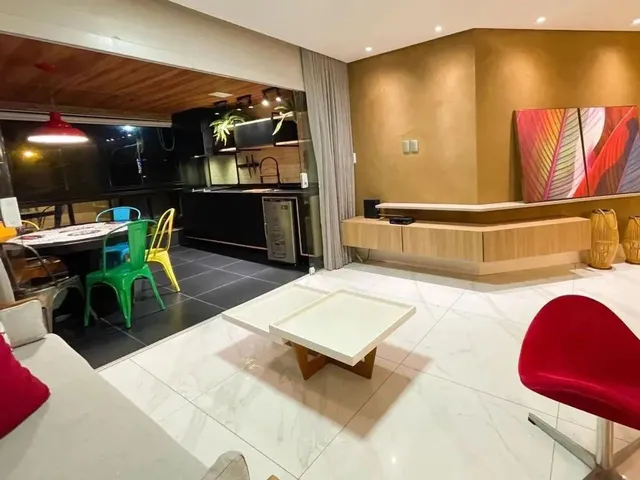 Imagem 15: Apartamento À Beira Mar com 4 Quartos Totalmente Mobiliado e Decorado