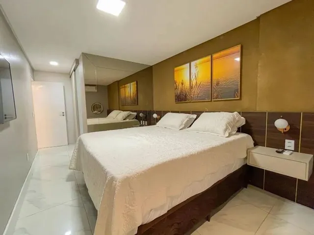 Imagem 14: Apartamento À Beira Mar com 4 Quartos Totalmente Mobiliado e Decorado