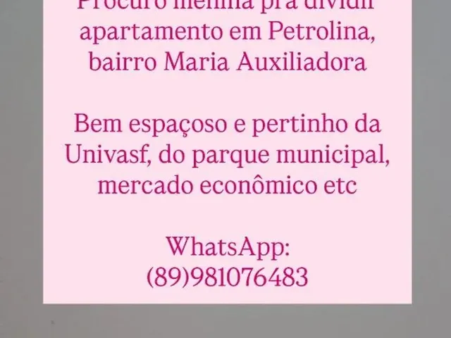 Imagem: Vaga em Apartamento (Maria Auxiliadora
