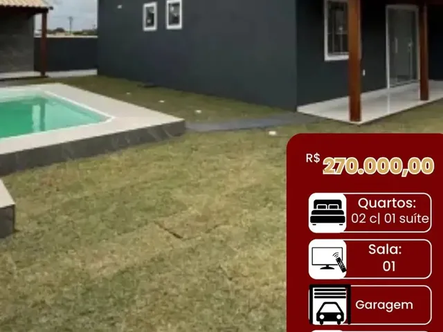 Imagem: Casa Pronta para Morar em Unamar Residencial