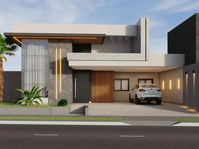 Imagem: Casa Alto Padrão com Piscina no Jardim