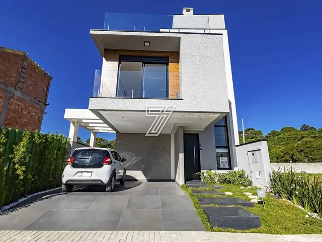 Imagem: Casa Moderno com Três Suítes-Duas Vagas