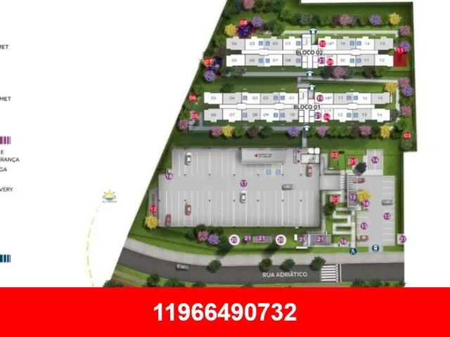 Imagem: O apartamento possui 2 Dormitórios, 1 Banheiro, 31m² de
