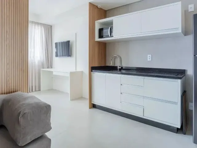 Imagem: Viva Trindade Studio Mobiliado de 35M²
