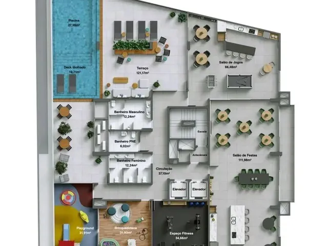 Imagem 4: Residencial Thiene Apartamento Próximo À Praça do Congresso - 03 Dormitórios