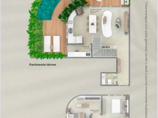 Imagem 2: Empreendimento Oásis- Casas 2Suítes- Centro, Imbituba/Sc