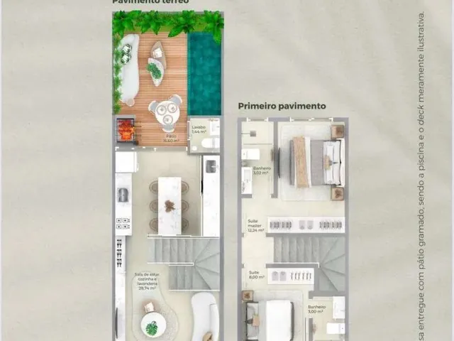 Imagem 8: Empreendimento Oásis- Casas 2Suítes- Centro, Imbituba/Sc