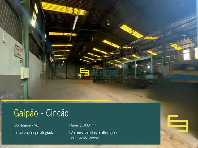 Imagem: Galpão para Alugar em Contagem/Mg no Bairro