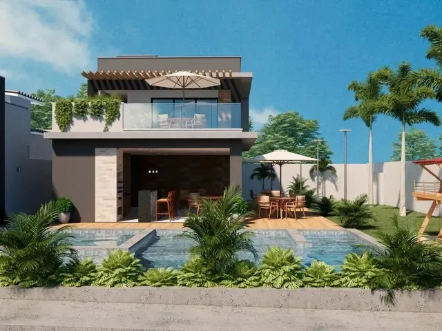 Imagem 3: Mansões do Lago Condominium; Casas em Condominio Fechado em Maracanaú! Cód. 1Aeen3E