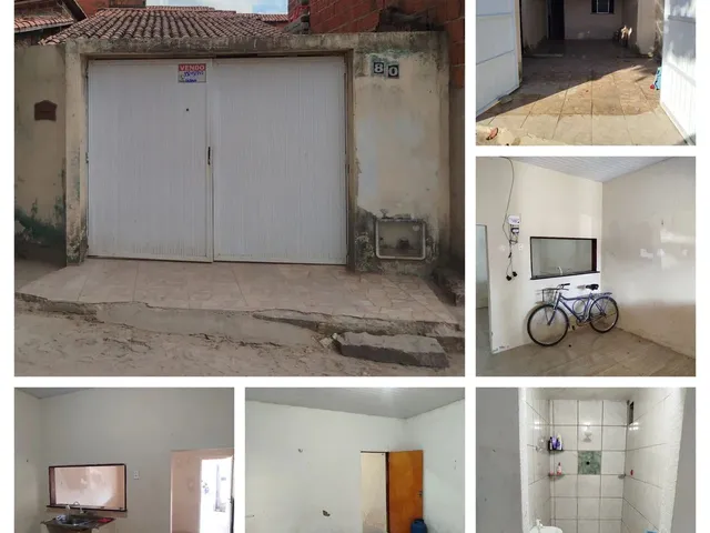 Imagem: A casa possui 1 Dormitório, 1 Banheiro, 1 Vaga na garagem,