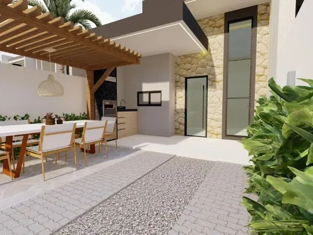 Imagem 9: Casa Plana com Dois Suítes no Eusébio - Encantada - 75M²