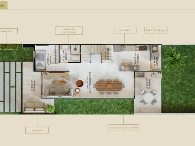 Imagem 3: Excelente Casa Duplex em Condominio Fechado no Centro do Eusébio