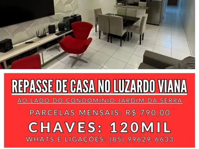 Imagem: Repasse de Casa no Luzardo Viana Maracanau