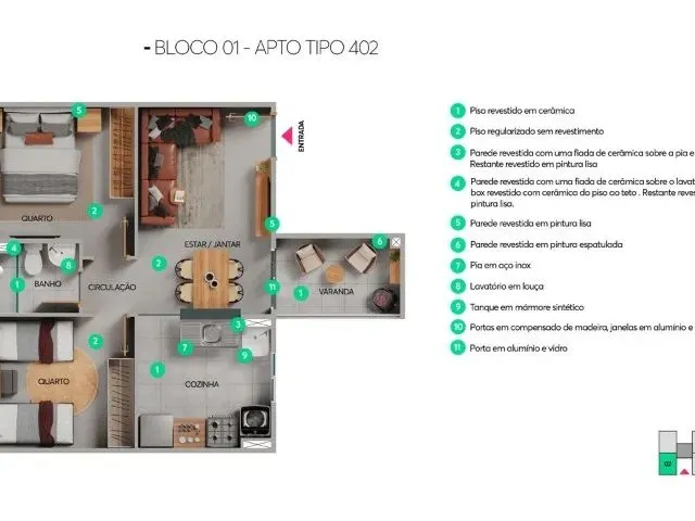 Imagem 8: Apartamento Próximo a Mister Hull Cod0286