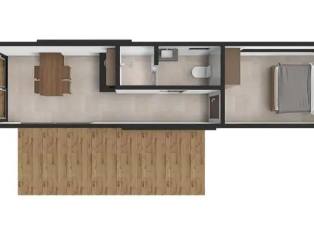 Imagem 2: Casa Container 30M² - Cabana Ecológica!