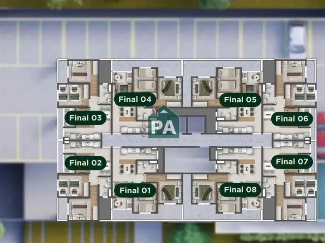 Imagem 5: Apartamento À Venda com 02 Quartos, 42M² - Jardim Belvedere - Poços de Caldas/Mg