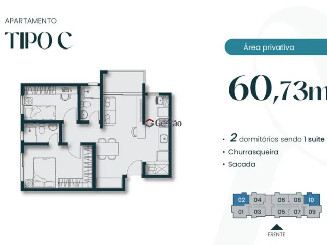 Imagem 15: Lançamentos de Apartamentos de 2 e 3 Dormitórios com Sacada no Centro de Canoas