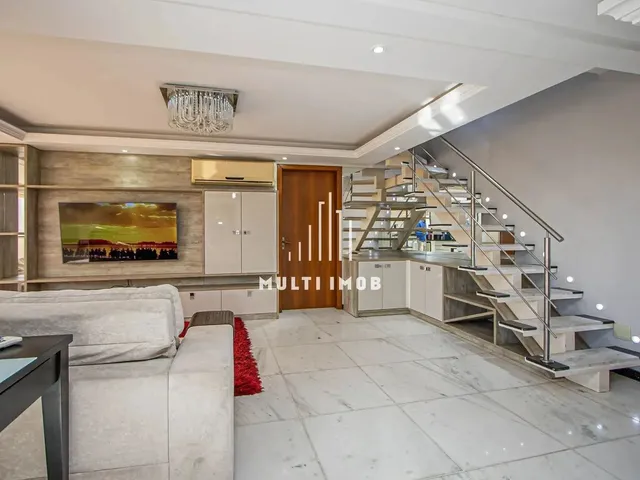 Imagem: O apartamento na cobertura possui 3 Dormitórios, 1 Suíte,
