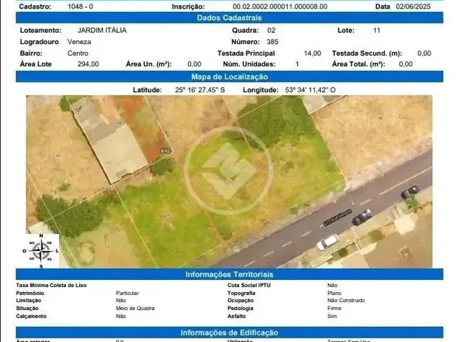 Imagem: Terreno em Lindoeste Codigo 136144